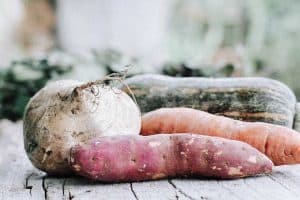 organic root vegetables